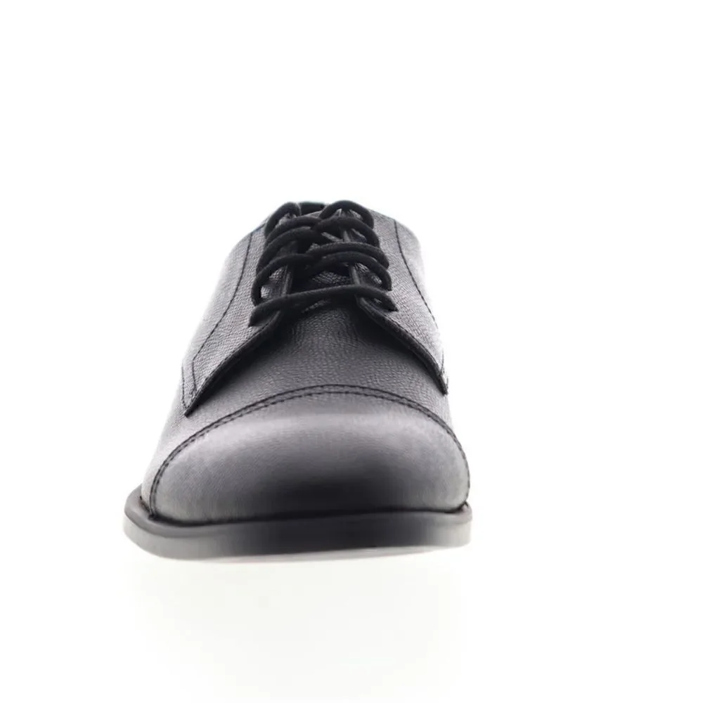 Calvin Klein Conner Small Tumbled Oxford Black Shoe CapToe Size 11.5